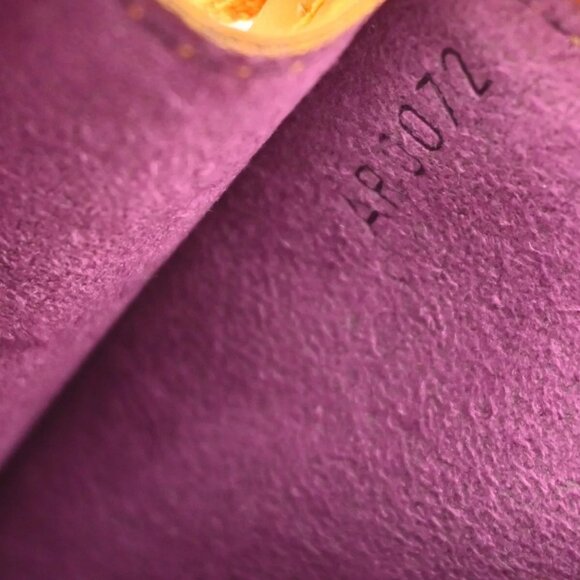 Louis Vuitton Yellow Epi Pochette Accessoires Handbag authentic - Picture 9 of 9